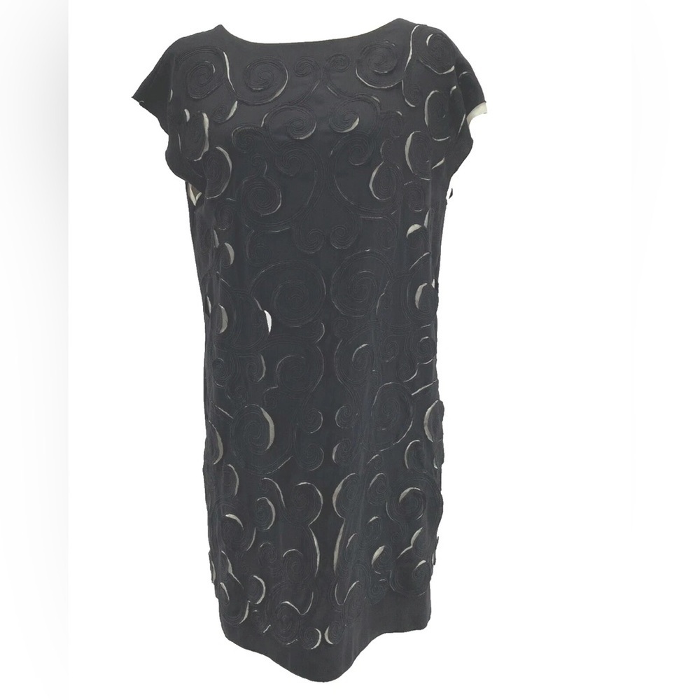 Catherine Malandrino Appliqué Shift Dress - Picture 12 of 12
